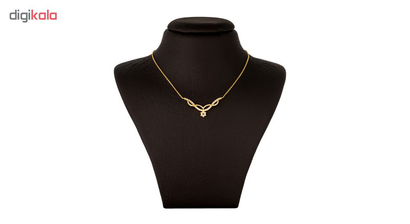 گردنبند طلا 18 عیار زنانه جواهری سون مدل 2400