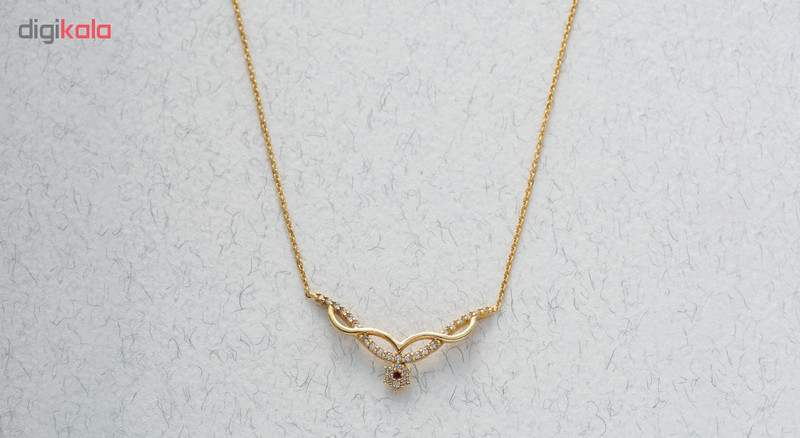 گردنبند طلا 18 عیار زنانه جواهری سون مدل 2400