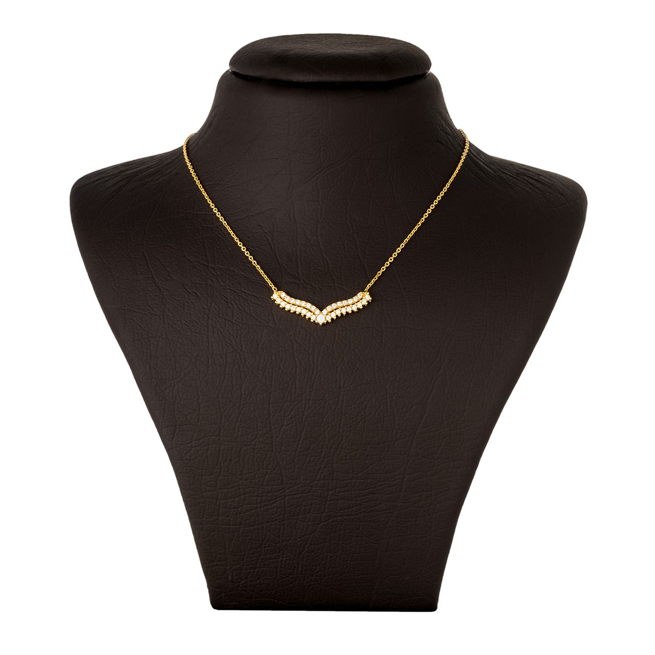 گردنبند طلا 18 عیار زنانه جواهری سون مدل 2402 -  - 1