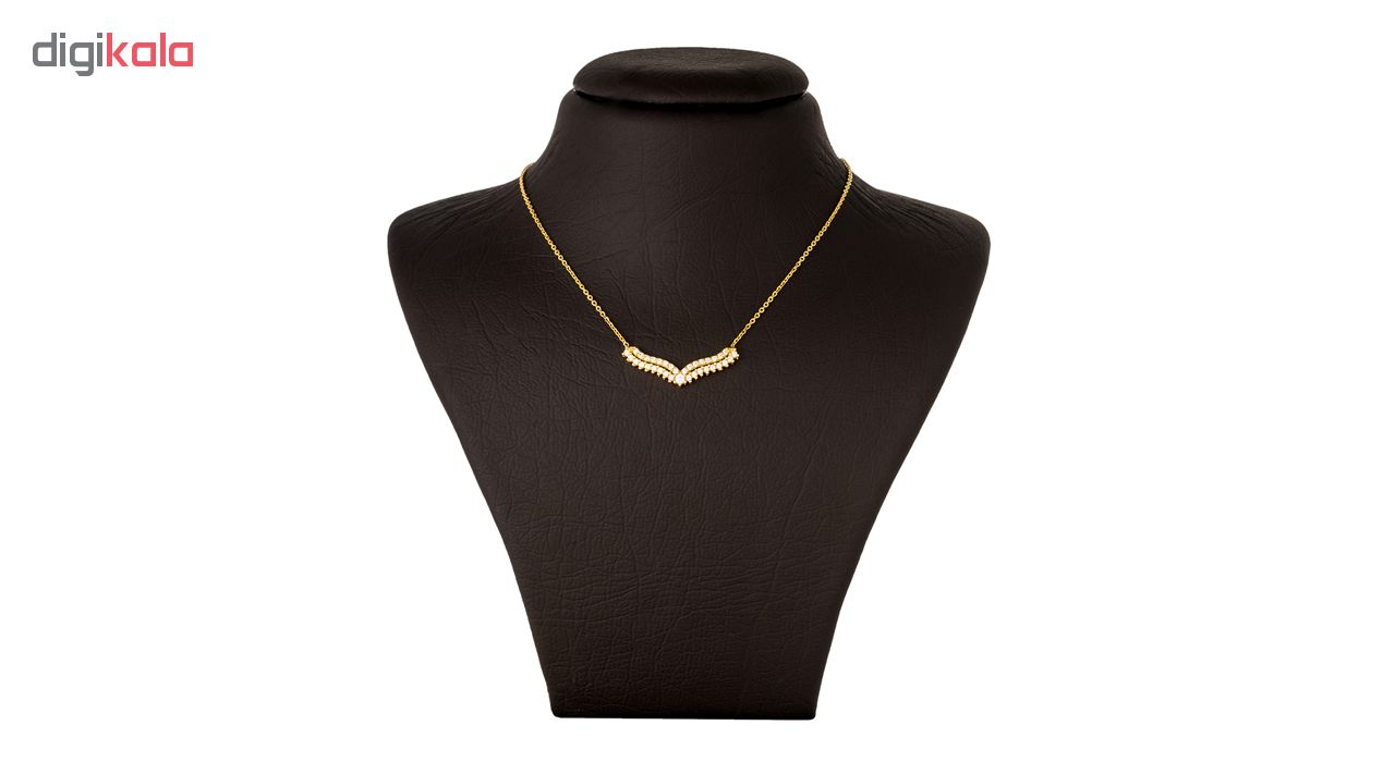گردنبند طلا 18 عیار زنانه جواهری سون مدل 2402 -  - 2