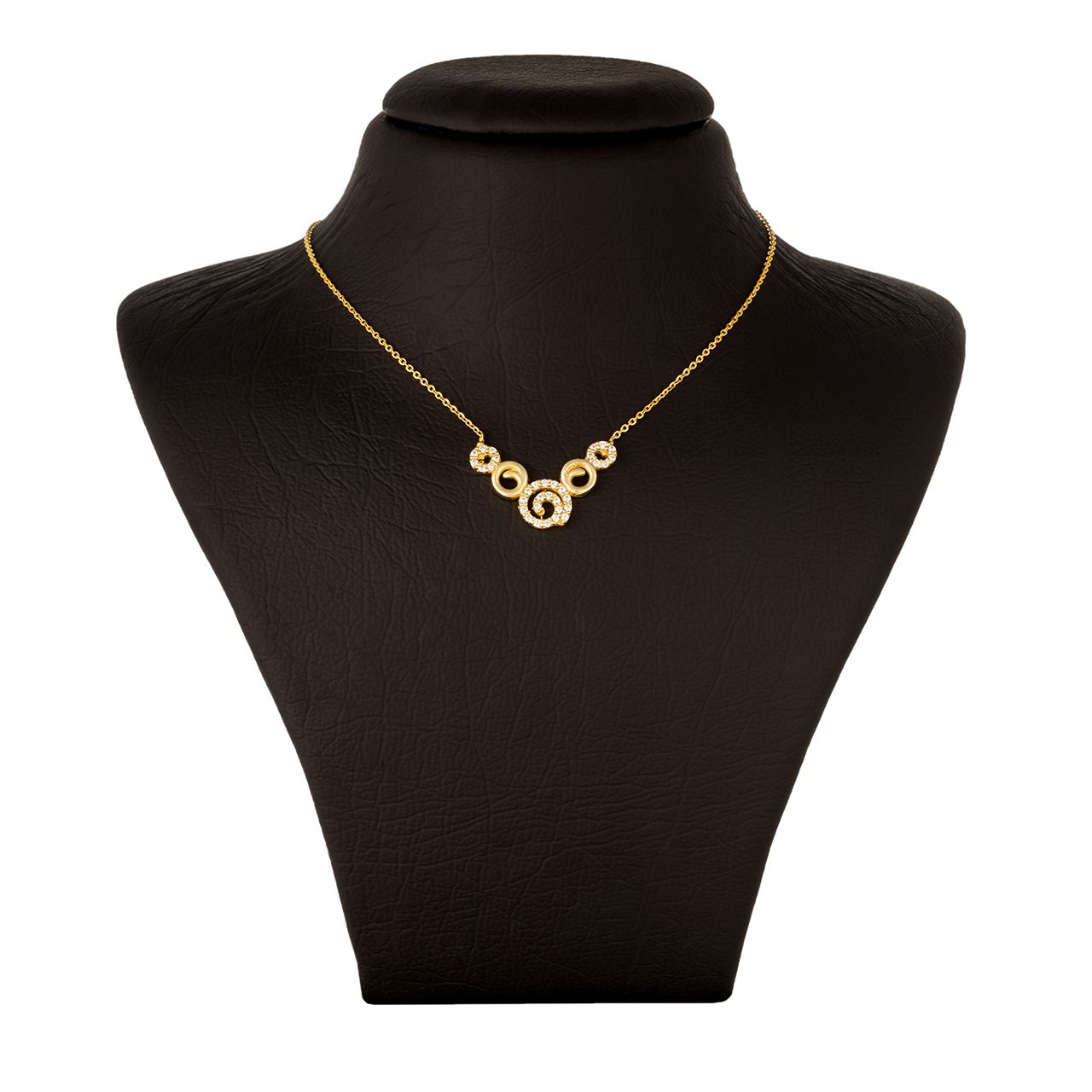 گردنبند طلا 18 عیار زنانه جواهری سون مدل 2403 -  - 1