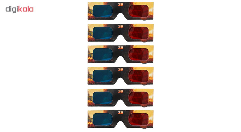 عینک سه بعدی مدل zippleback بسته 6 عددی