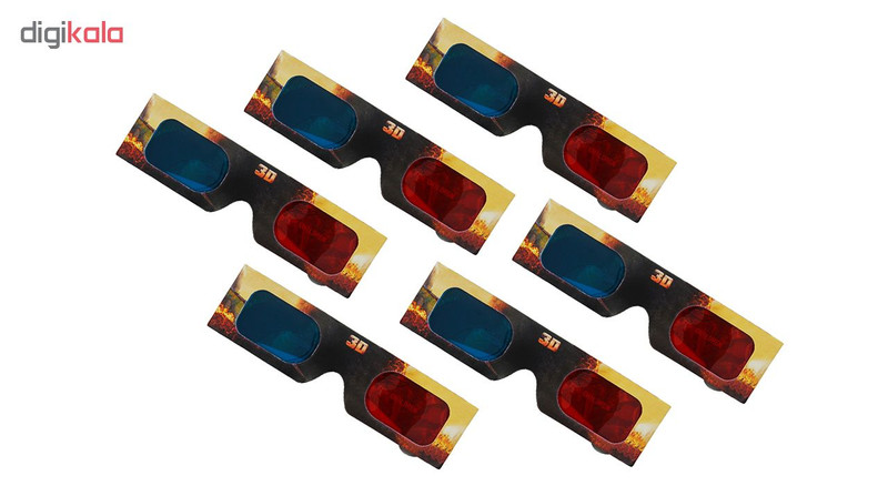 عینک سه بعدی مدل zippleback بسته 6 عددی