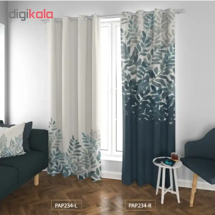 پرده زیو مدل PAP234 سایز 140*280 سانتی متر