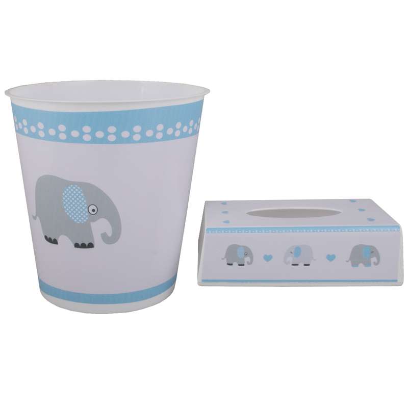 ست سطل و جادستمال اتاق کودک طرح فيل کد 0112