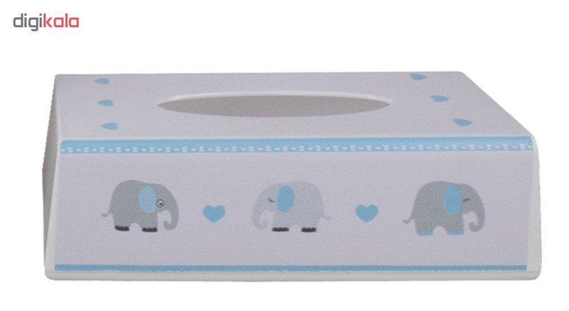 ست سطل و جادستمال اتاق کودک طرح فيل کد 0112