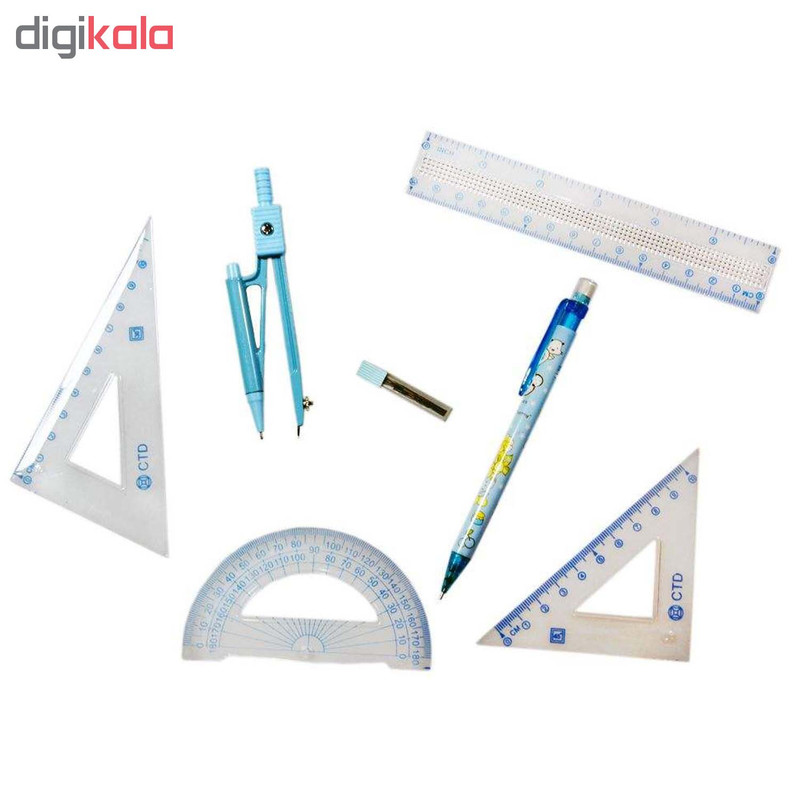 ست پرگار و خط کش کرون مدل M-407 بسته 7 عددی ست پرگار و خط کش کرون مدل M-407 بسته 7 عددی