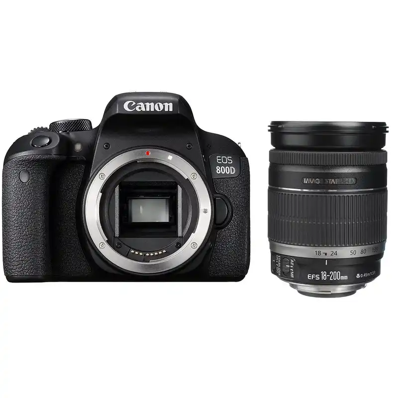 دوربین دیجیتال کانن مدل Eos 800D به همراه لنز 200-18 EF-S میلی متر IS