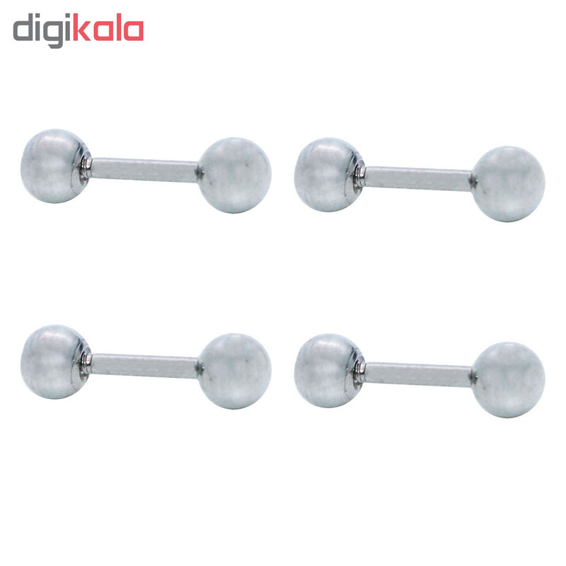 پیرسینگ گوش زنانه کد Ps03 بسته 4 عددی