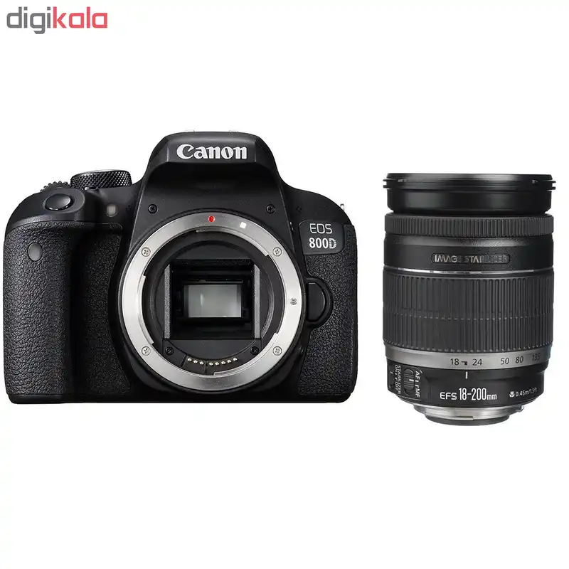 دوربین دیجیتال کانن مدل Eos 800D به همراه لنز 200-18 EF-S میلی متر IS