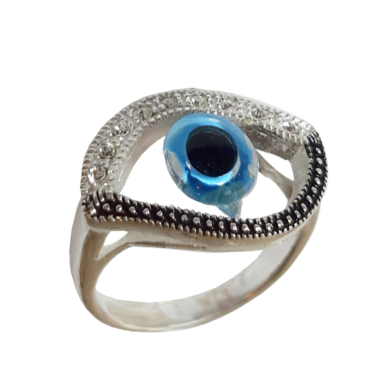 انگشتر نقره زنانه  کد 2043