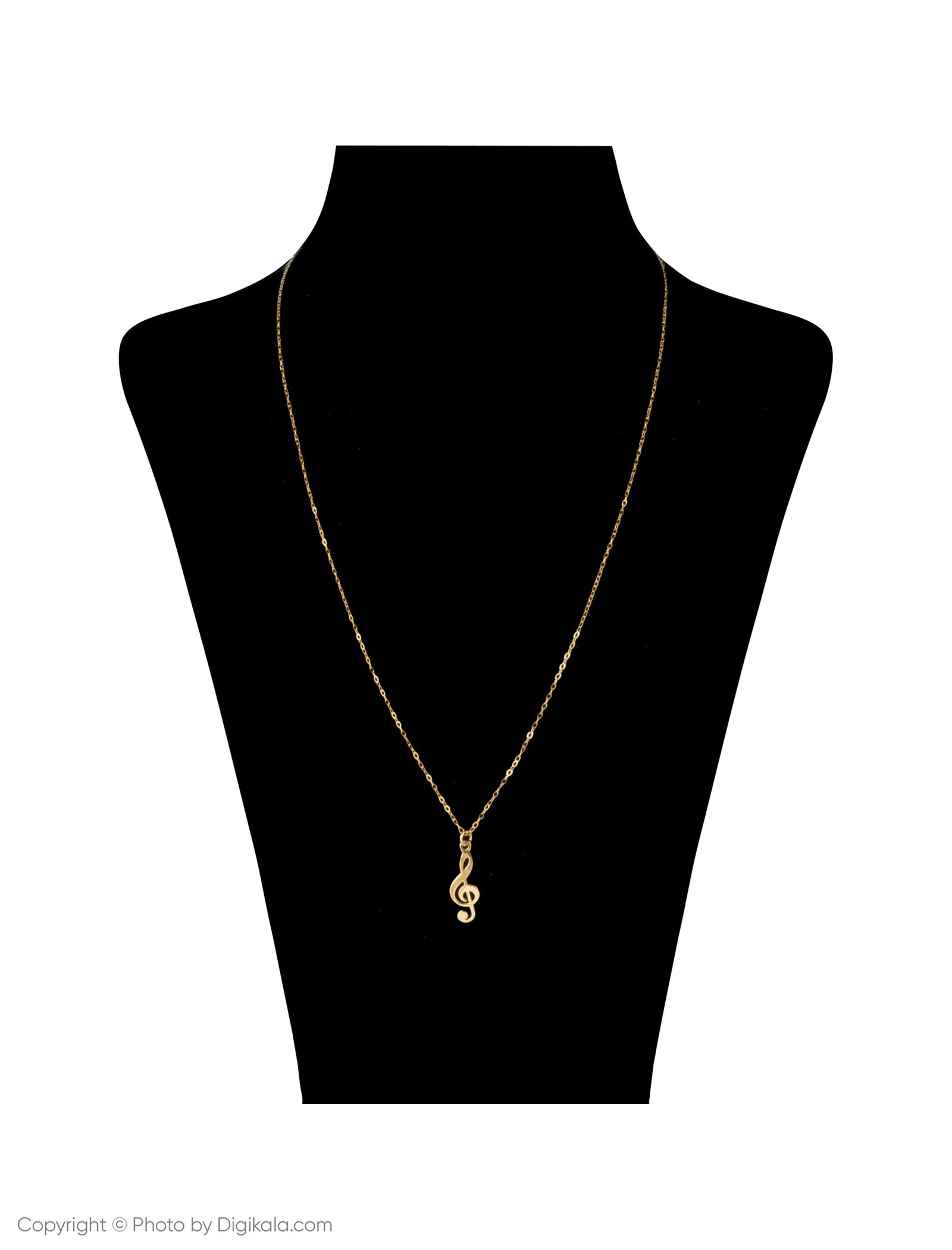 گردنبند طلا 18 عیار زنانه مایا ماهک مدل MM0960 -  - 2