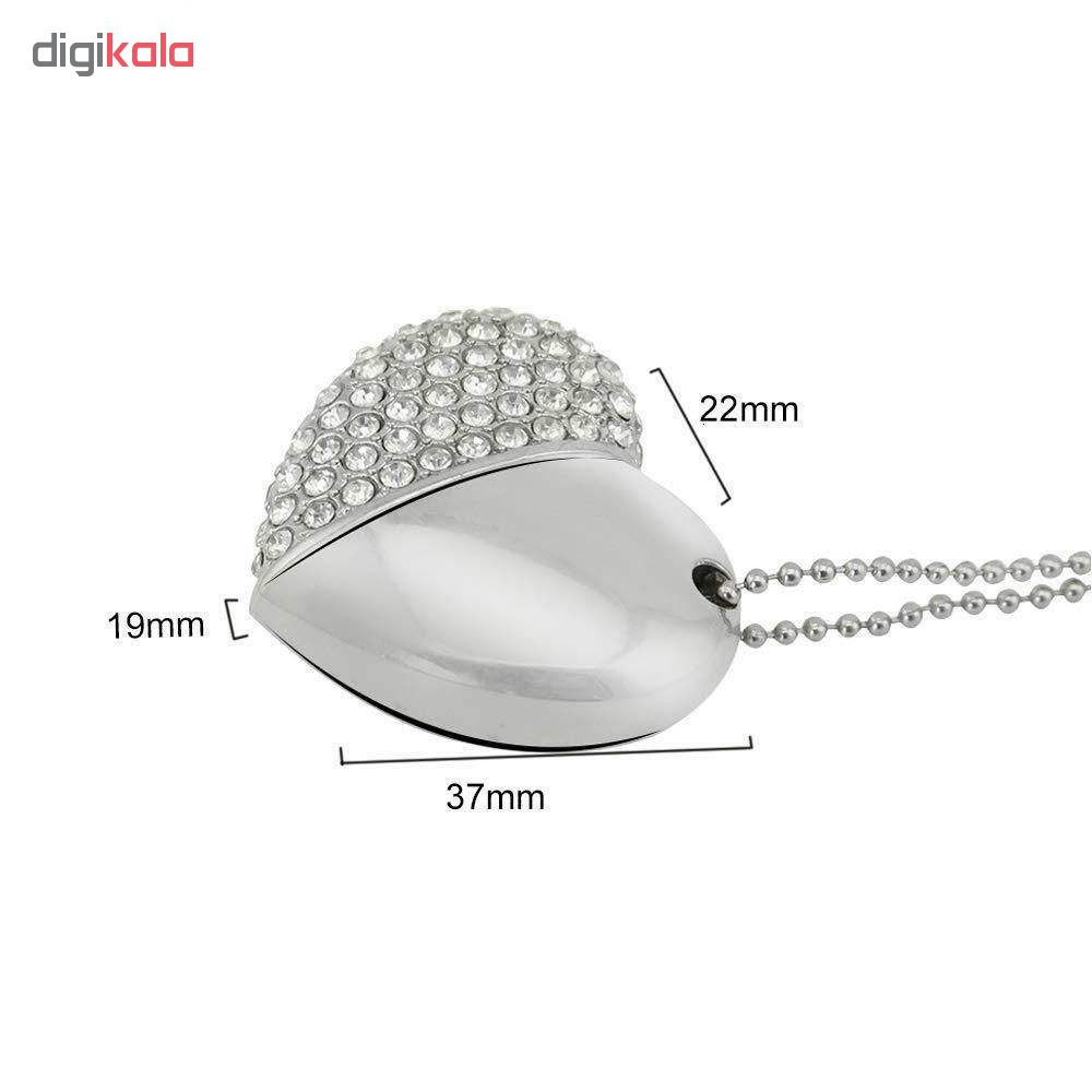 فلش مموری طرح قلب مدل Ul-Hear01ظرفیت 64 گیگابایت