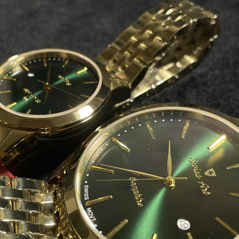 ست ساعت مچی عقربهای زنانه و مردانه سوئیس آرت مدل 62001516-13