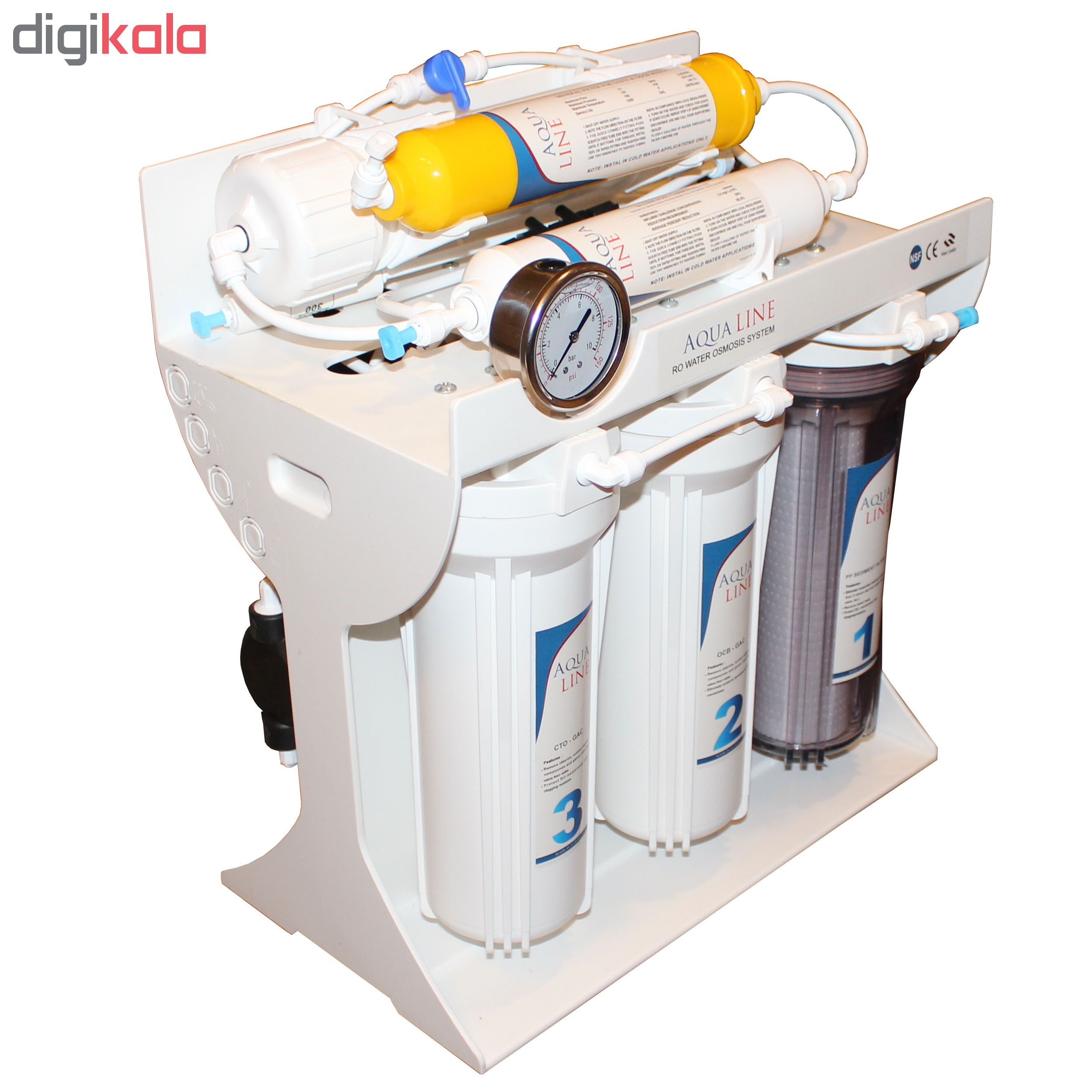 دستگاه تصفیه کننده آب آکوا لاین مدل RO-LINE 600 fiber