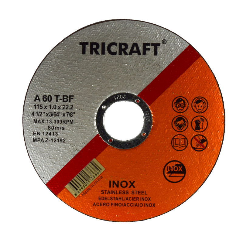 صفحه سنگ برش استیل تری کرافت مدل TR-1151 صفحه سنگ برش استیل تری کرافت مدل TR-1151