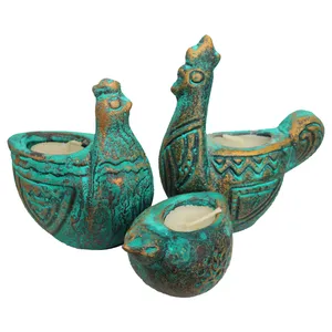 جاشمعی طرح مرغ و خروس کد 07 مجموعه 3 عددی