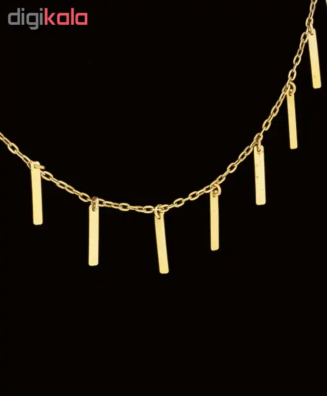 گردنبند طلا 18 عیار زنانه کد UN0041