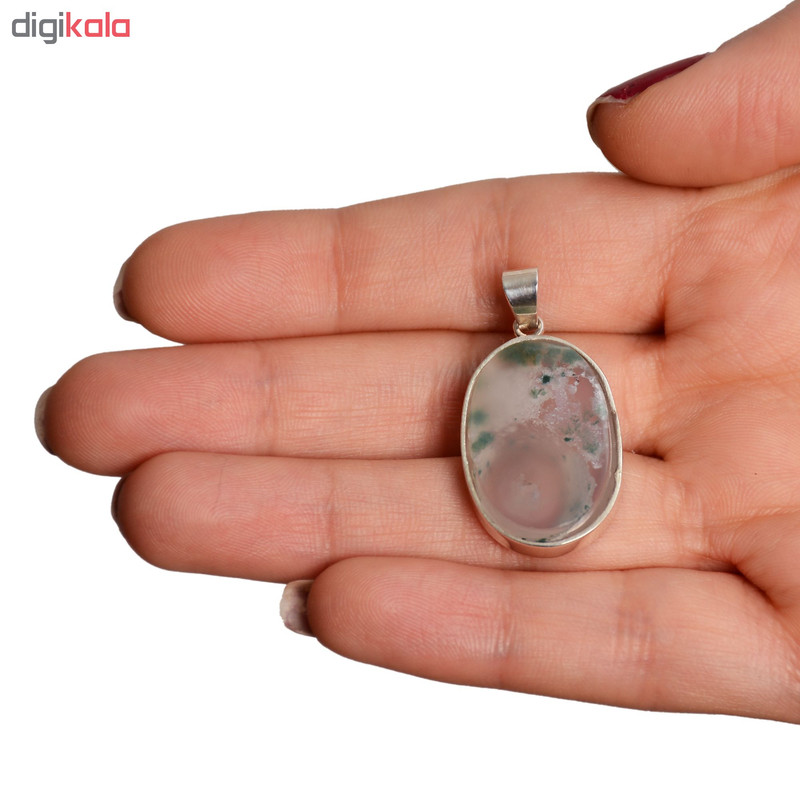 آویز گردنبند نقره کد SD8566