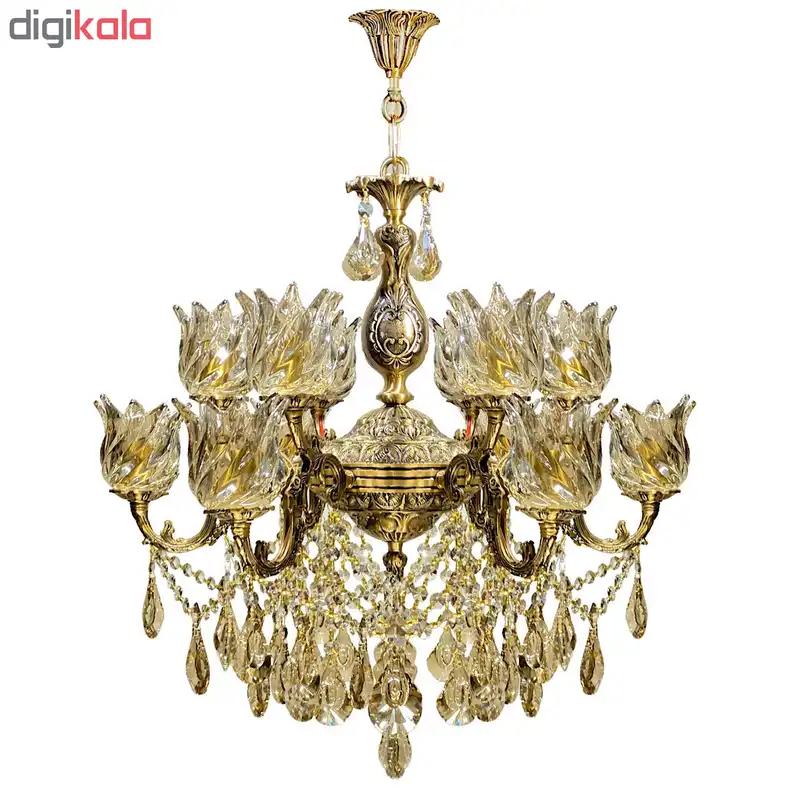 لوستر 12 شعله کد 1324