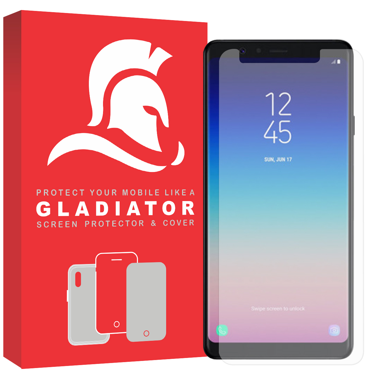 نقد و بررسی محافظ صفحه نمایش گلادیاتور مدل GLS1000 مناسب برای گوشی موبایل سامسونگ Galaxy A9 2018 توسط خریداران