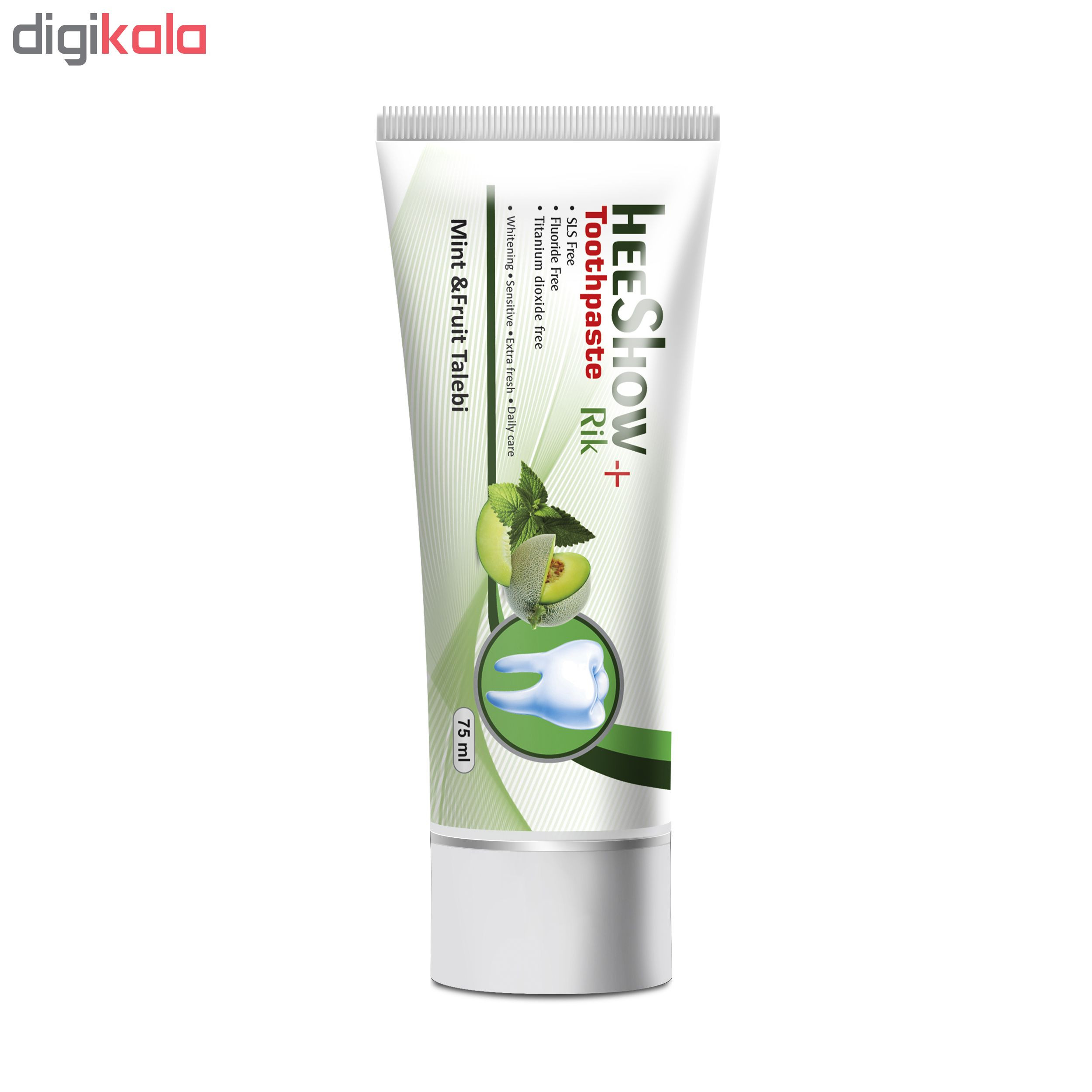 خمیر دندان هیشو ریک مدل mint & Fruit talebi حجم 75 میلی لیتر