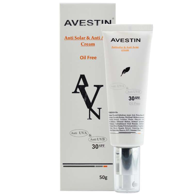 کرم ضد آفتاب و ضد جوش اوستین مدل AVN0004 وزن 50 گرم