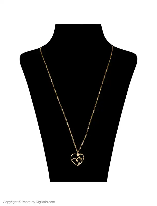 گردنبند طلا 18 عیار زنانه مایا ماهک مدل MM0957 طرح قلب