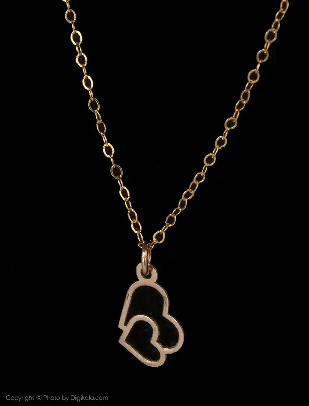گردنبند طلا 18 عیار زنانه مایا ماهک مدل MM0956 طرح 2 قلب