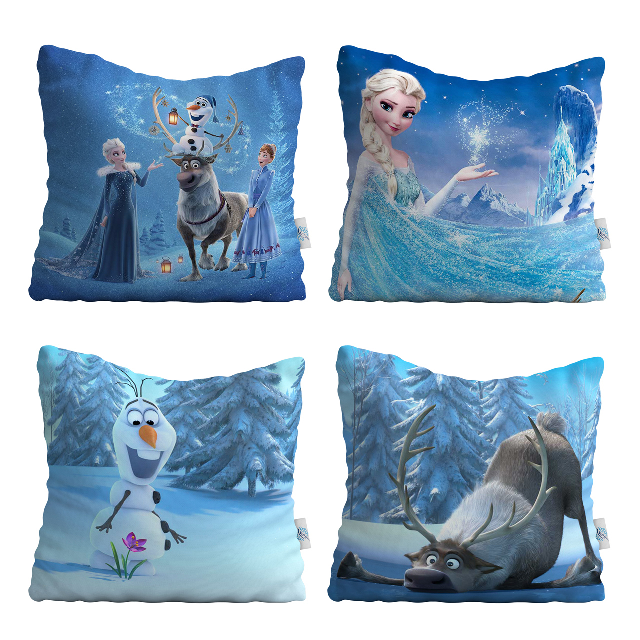 کوسن کودک شمسه نگار طرح Frozen کد 144-4 مجموعه چهار عددی