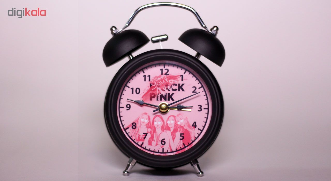 ساعت رومیزی طرح black pink کد 65831