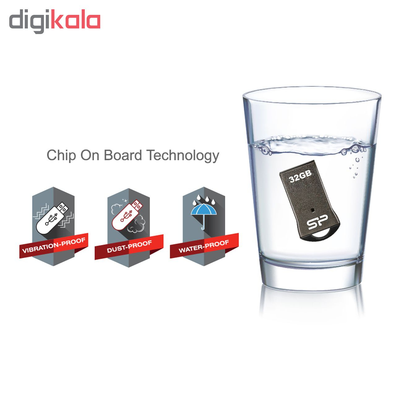 فلش مموری سیلیکون پاور مدل Touch T01 ظرفیت 32 گیگابایت بسته 6 عددی