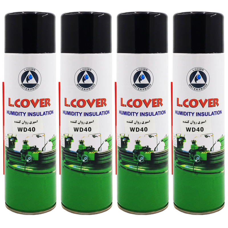 اسپری روان کننده الکاور مدل WD40 حجم 500 میلی لیتر بسته 4 عددی