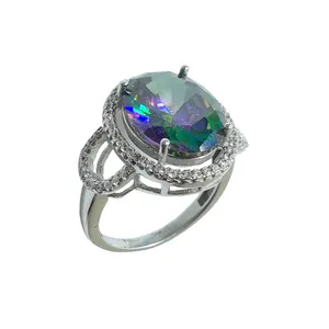 انگشتر نقره زنانه کد 2031