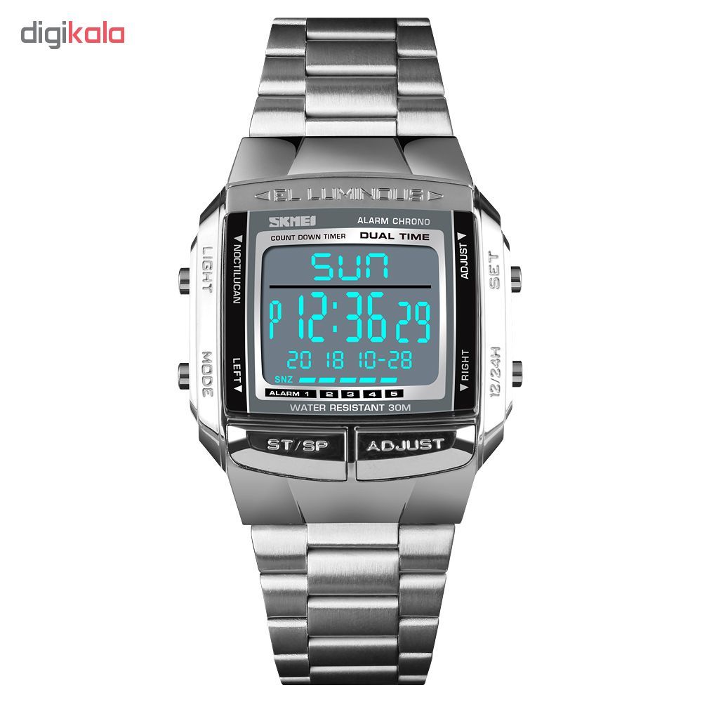 ساعت مچی دیجیتال مردانه اسکمی مدل 1381S -  - 3