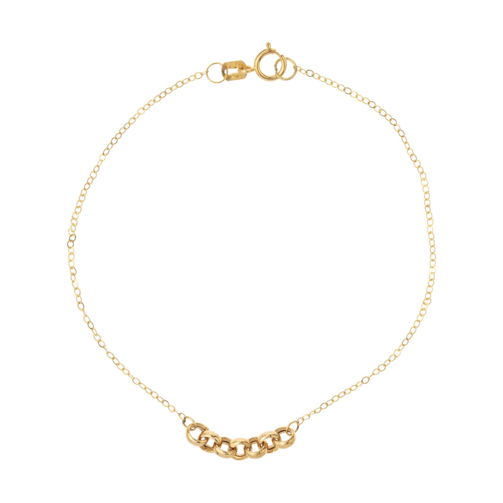 دستبند طلا 18 عیار زنانه مایا ماهک مدل MB0953 -  - 1