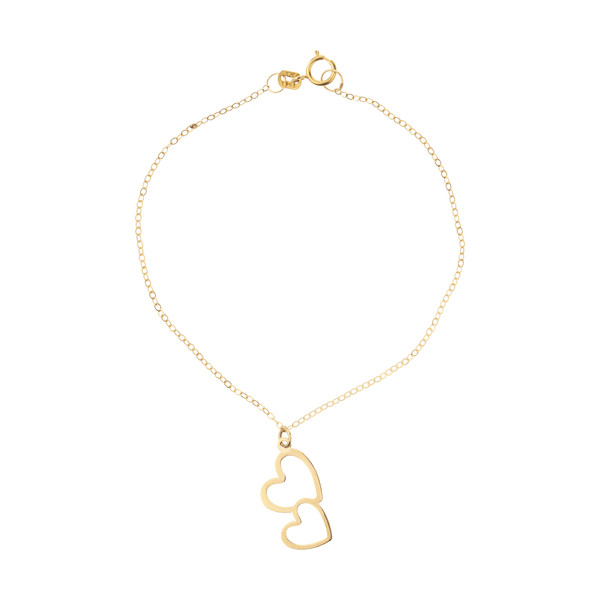 دستبند طلا 18 عیار زنانه مایا ماهک مدل MB0956
