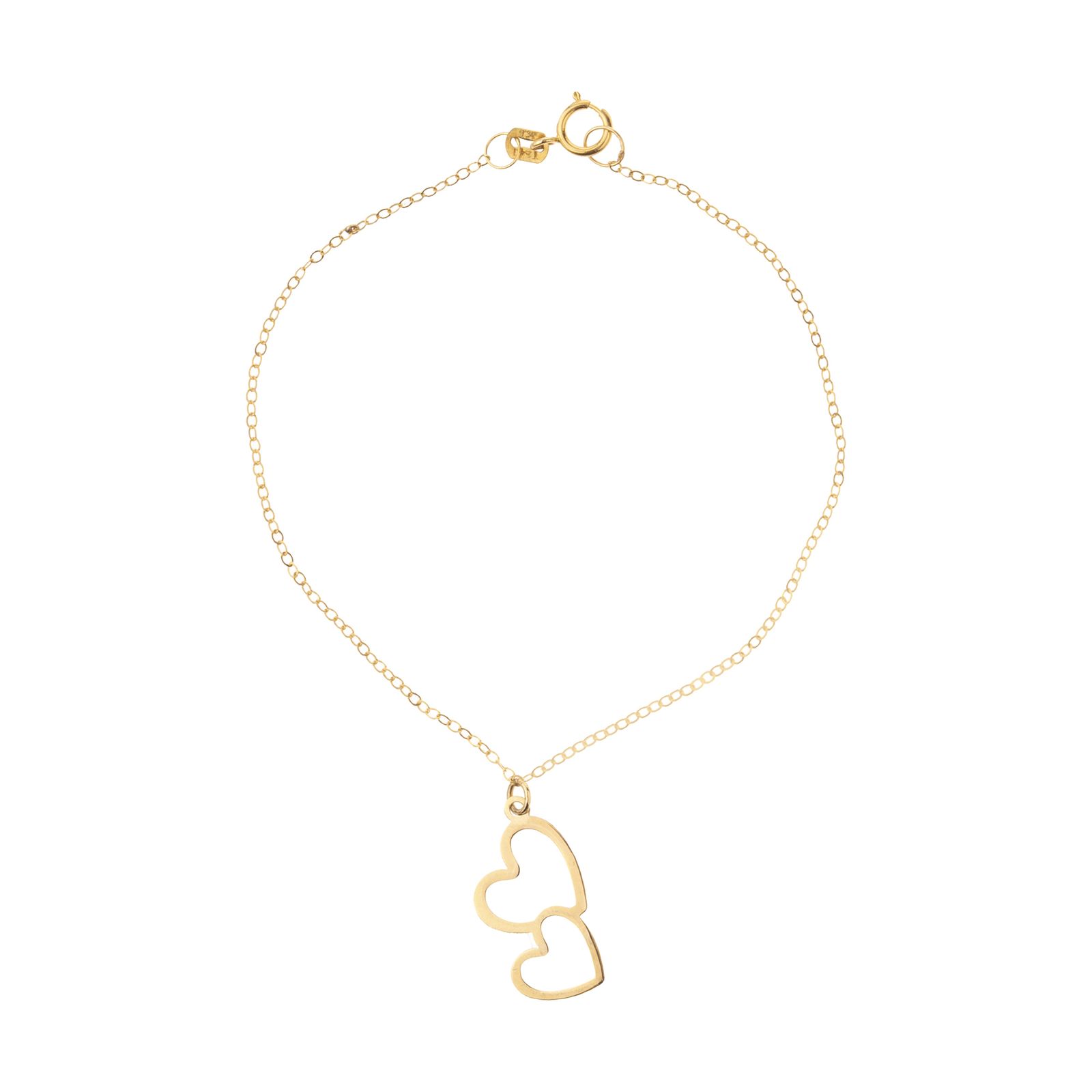 دستبند طلا 18 عیار زنانه مایا ماهک مدل MB0956 -  - 1
