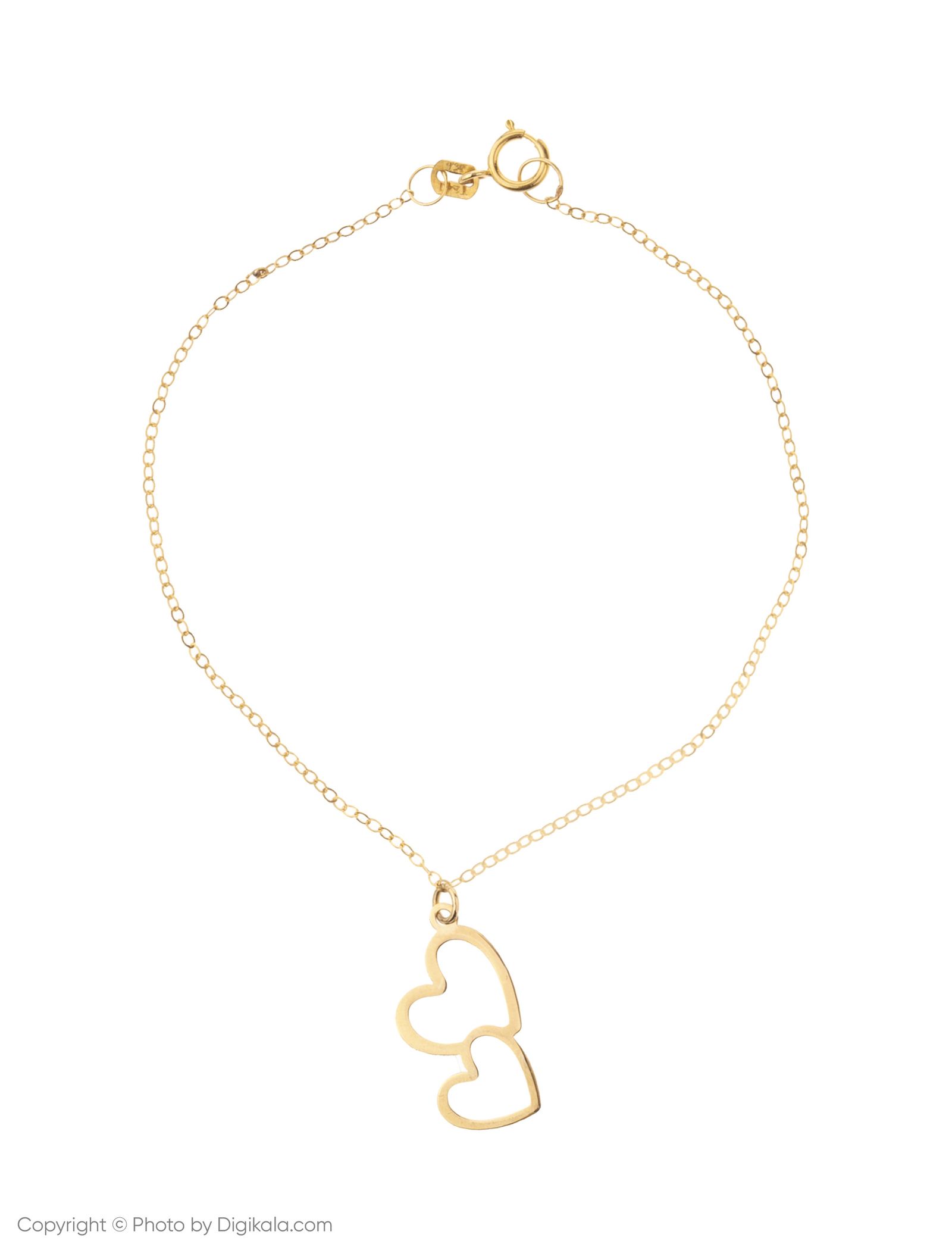 دستبند طلا 18 عیار زنانه مایا ماهک مدل MB0956 -  - 3
