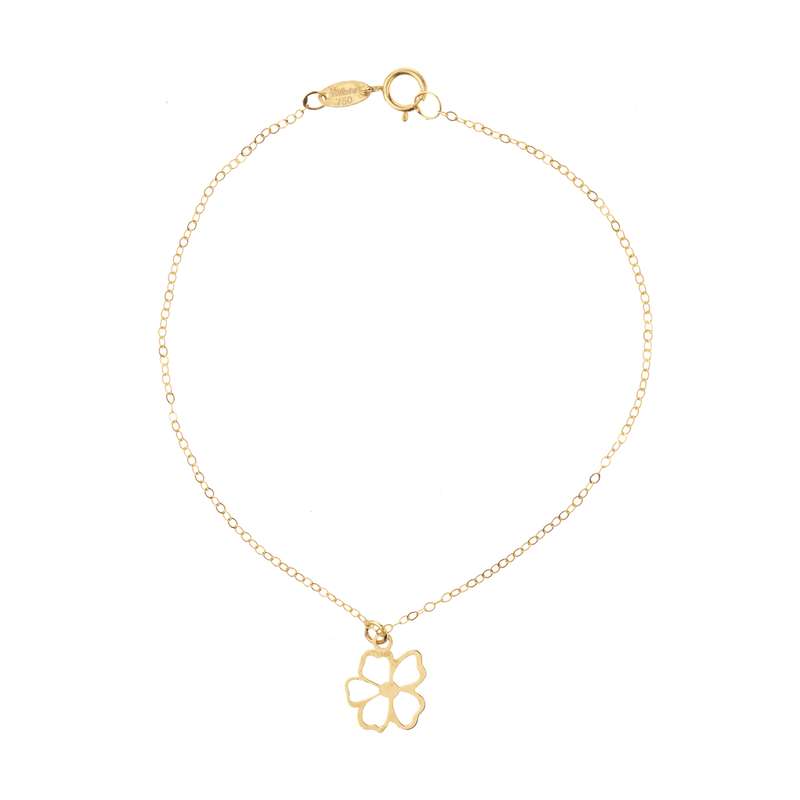 دستبند طلا 18 عیار زنانه مایا ماهک مدل MB0955