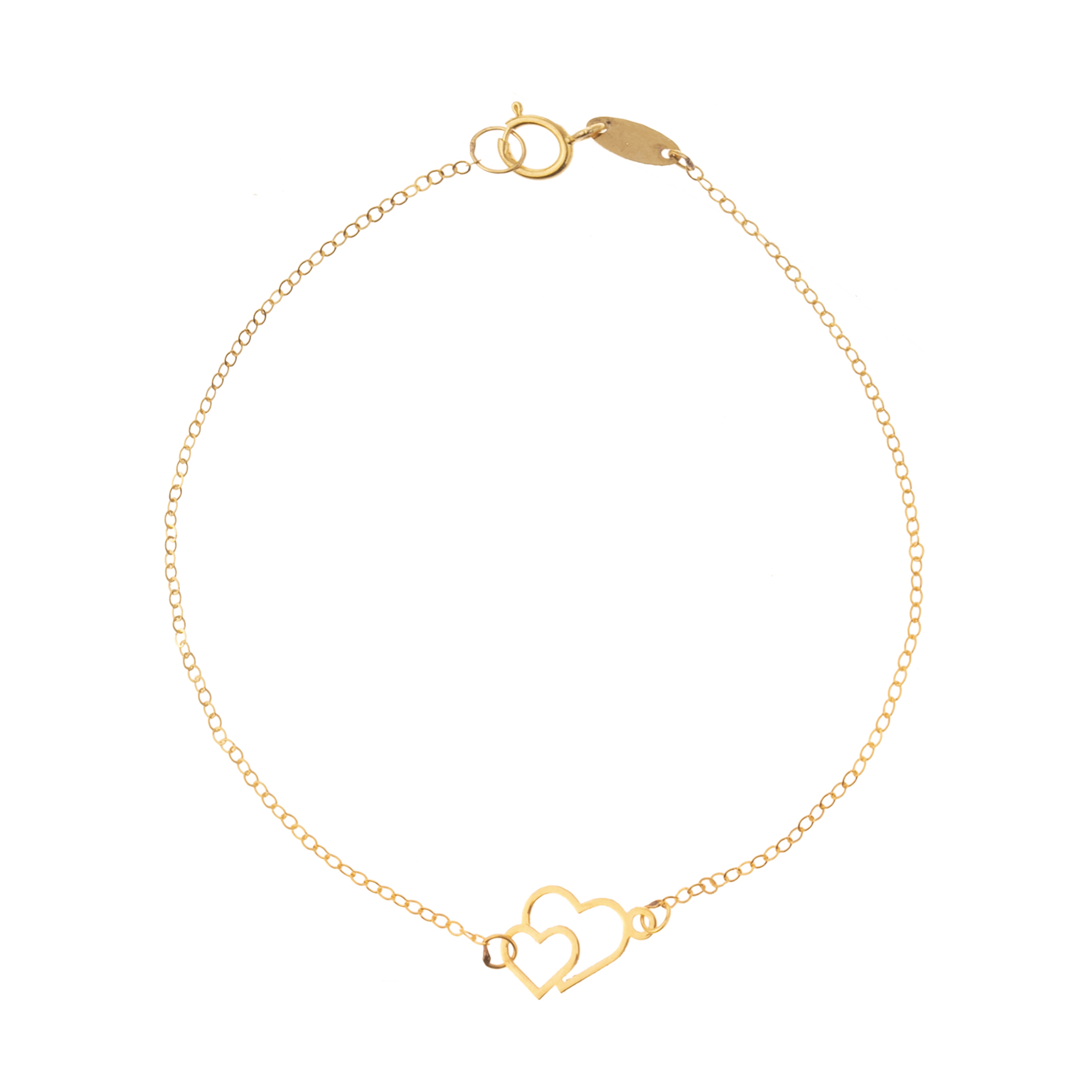 دستبند طلا 18 عیار زنانه مایا ماهک مدل MB0957