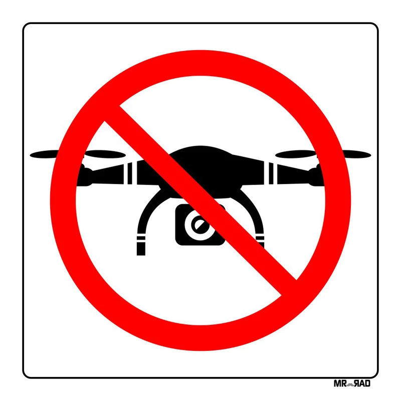 برچسب ایمنی مستر راد طرح استفاده از هلی شات ممنوع کد LR00032