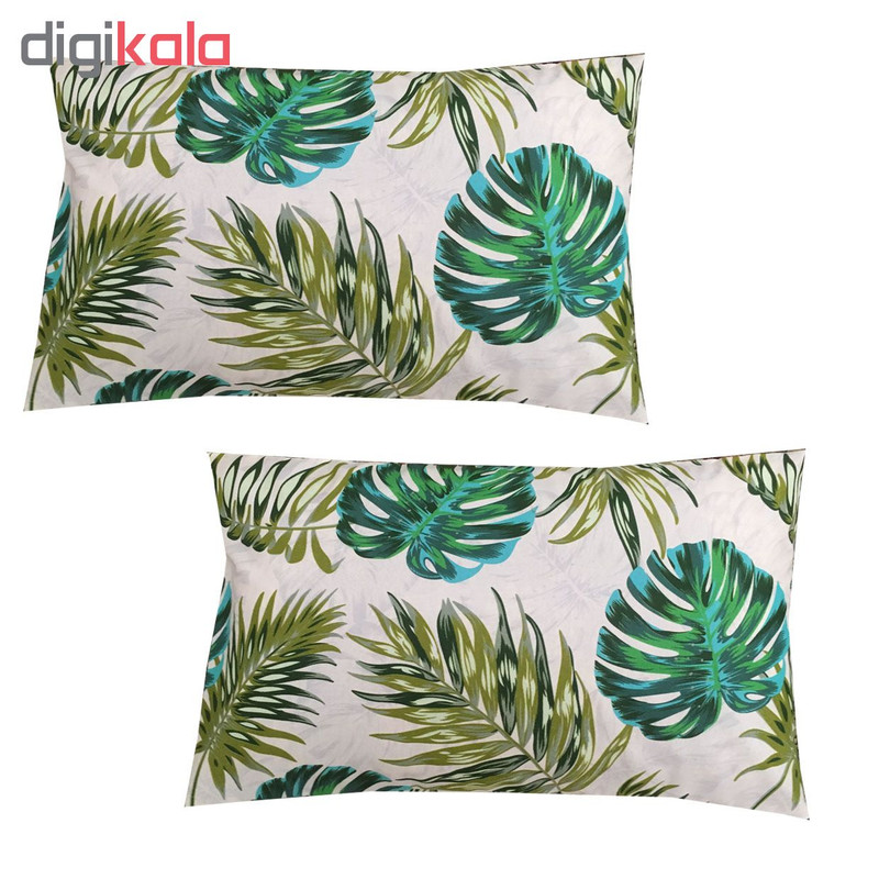 روبالشی طرح برگ کد ۳۰۰۰ بسته ۲ عددی