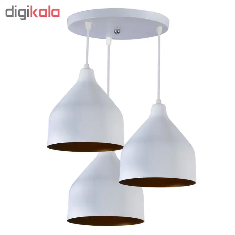 لوستر 3 شاخه کد LU300WG