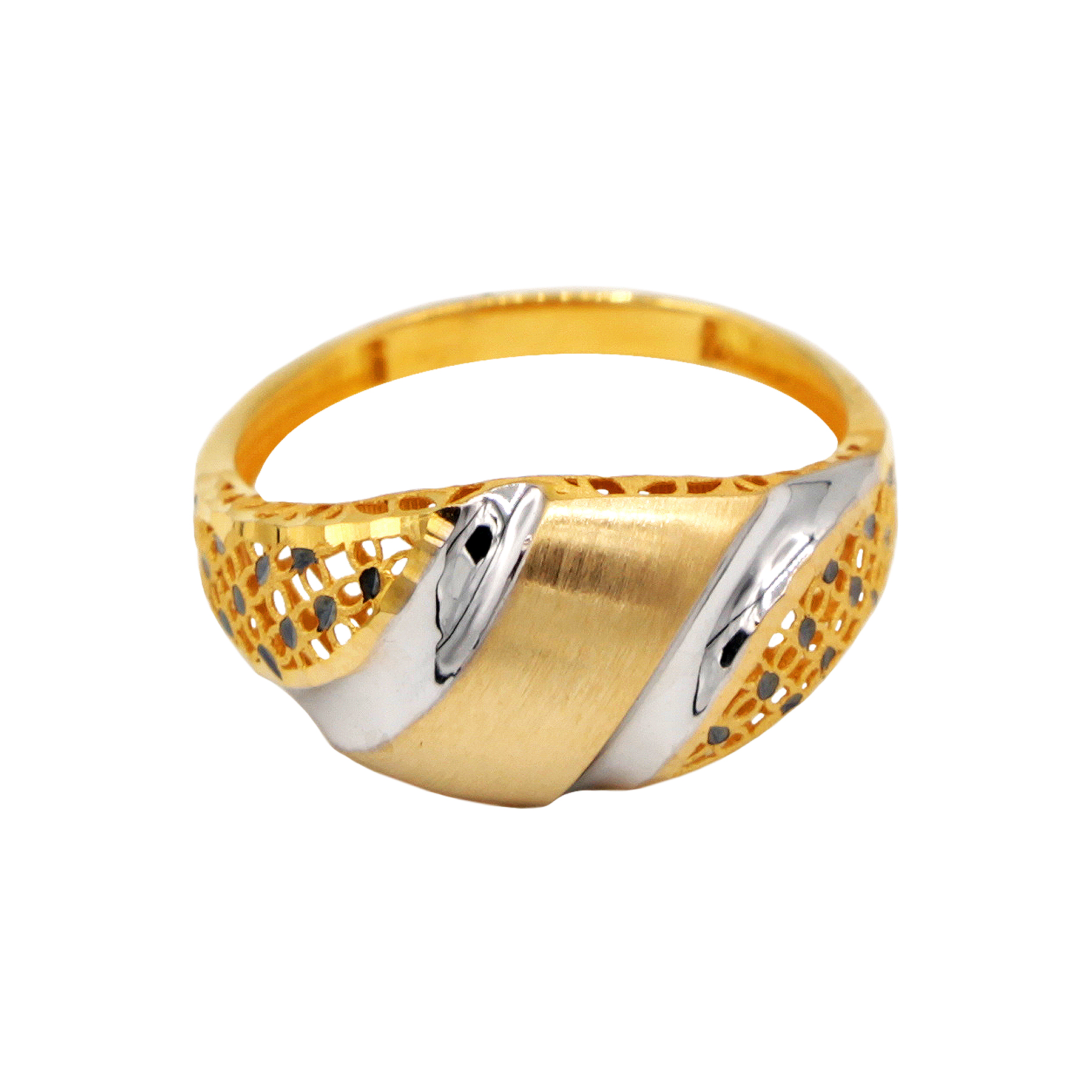 انگشتر طلا 18 عیار زنانه دارینا مدل 06111.02.7014