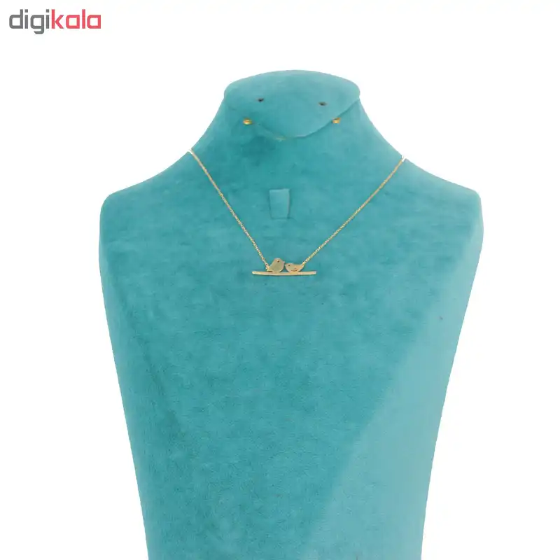 آویز گردنبند زنانه طلا 18عیار دارینا کد 06112.1.32