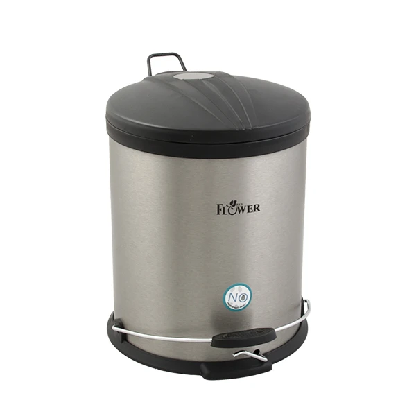 سطل زباله پدالی ردفلاور مدل flrp005 ظرفیت 5 لیتر