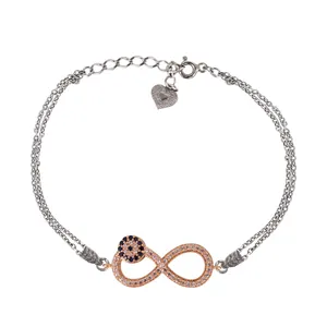 دستبند نقره زنانه مد و کلاس کد mc-499