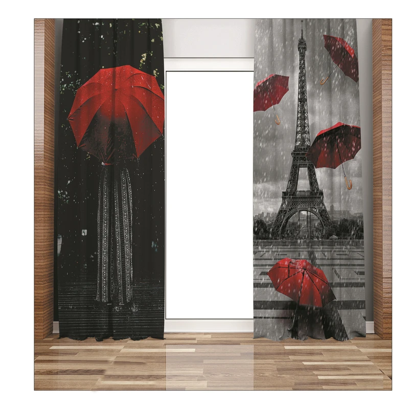 پرده زیو مدل PAP536 سایز 140*280 سانتی متر