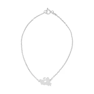 دستبند نقره زنانه نیوانی مدل DA010